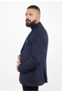 Man's dark blue blazer