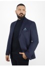 Man's dark blue blazer