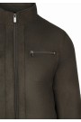 Man's brown castor jacket