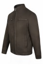 Man's brown castor jacket