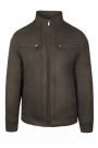 Man's brown castor jacket