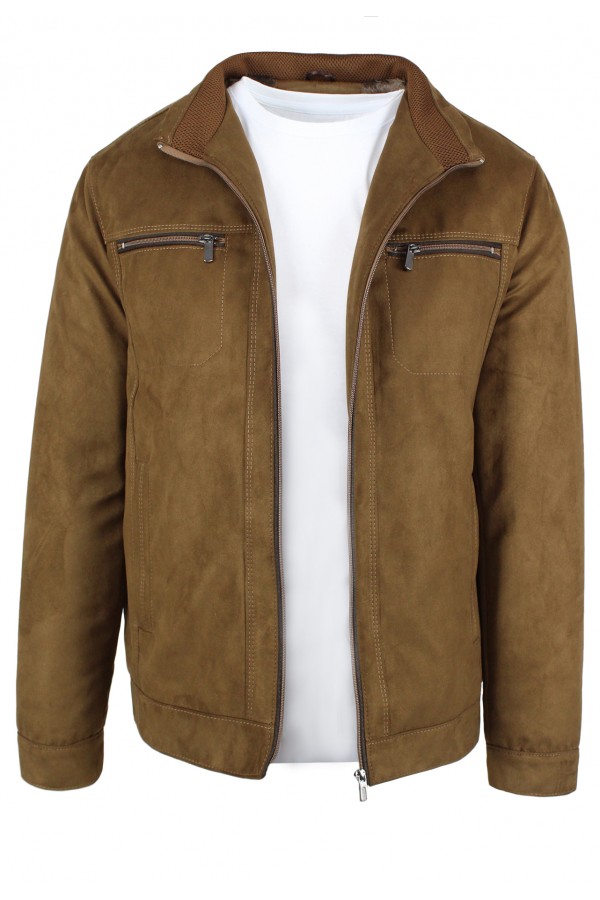 Man's camel jacket