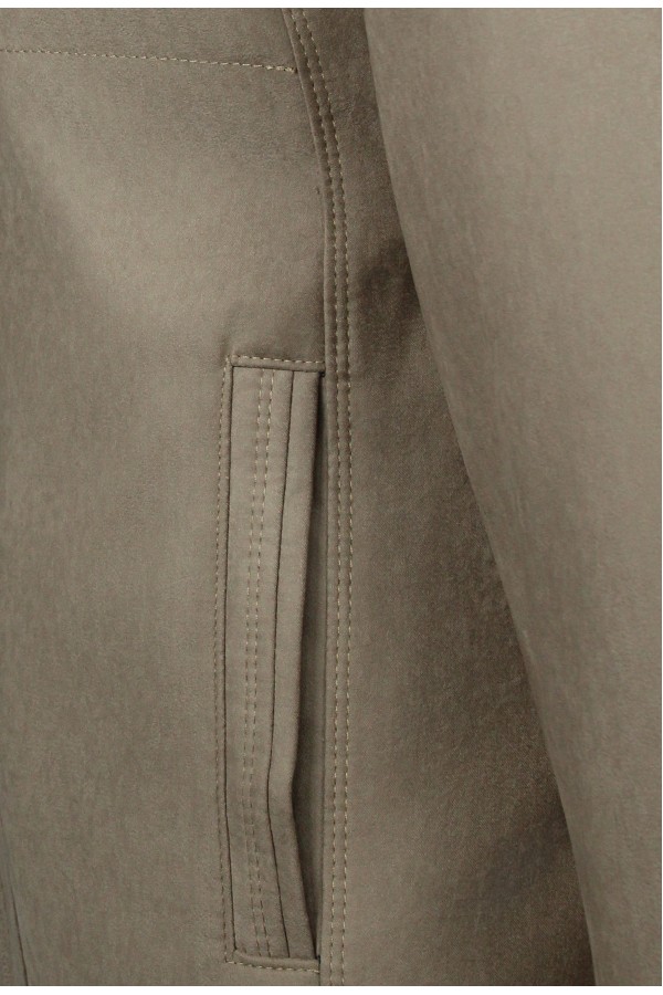 Man's beige castor jacket