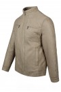 Man's beige castor jacket