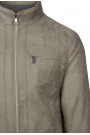 Man's beige castor jacket