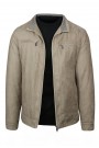 Man's beige castor jacket