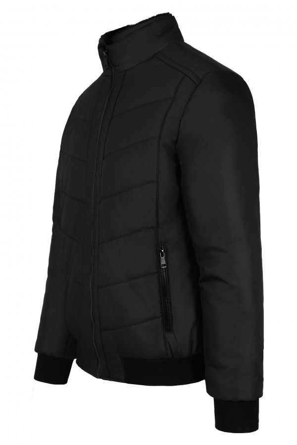 Man's black jacket