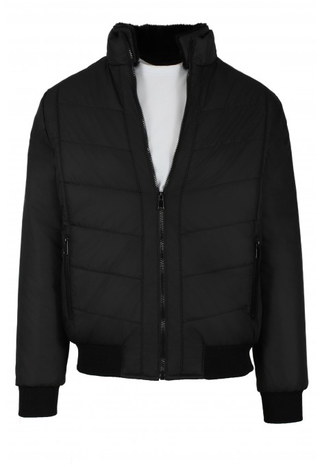 Man's black jacket