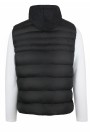 Man's black sleeveless jacket