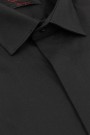 Man's black shirt slim fit