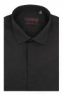 Man's black shirt slim fit