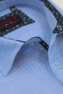 Man's sky blue shirt slim fit