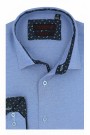 Man's sky blue shirt slim fit