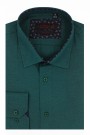 Man's green shirt slim fit