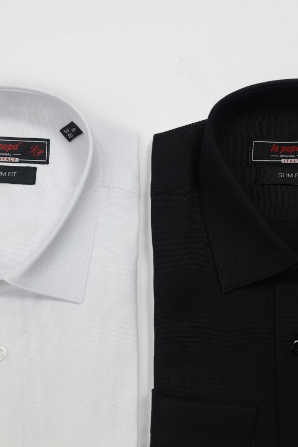 Man's White Shirt slim fit