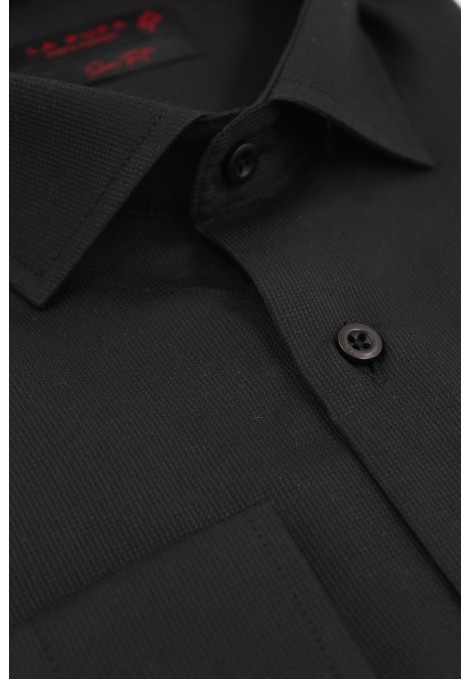 Man's black shirt slim fit