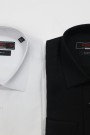 Man's black shirt slim fit