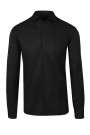 Man's black shirt slim fit