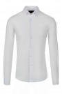 Man's white shirt slim fit