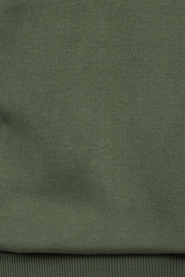 Man's khaki knitted t-shirt