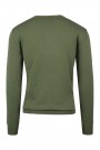 Man's khaki knitted t-shirt