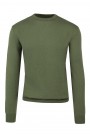 Man's khaki knitted t-shirt