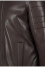 Man's bordeuax Leather jacket