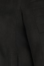 Man's black castor jacket