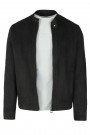 Man's black castor jacket