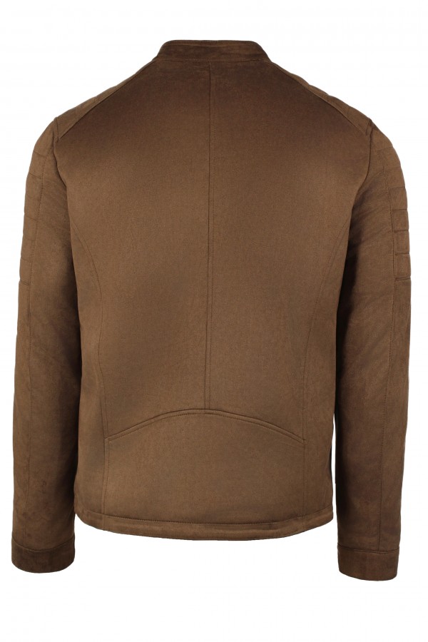 Man's brown castor jacket