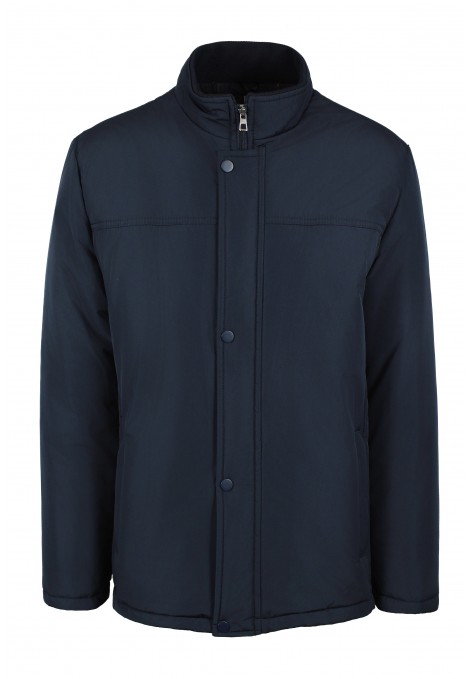 Man's dark blue jacket