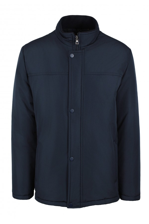 Man's dark blue jacket