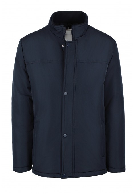 Man's dark blue jacket