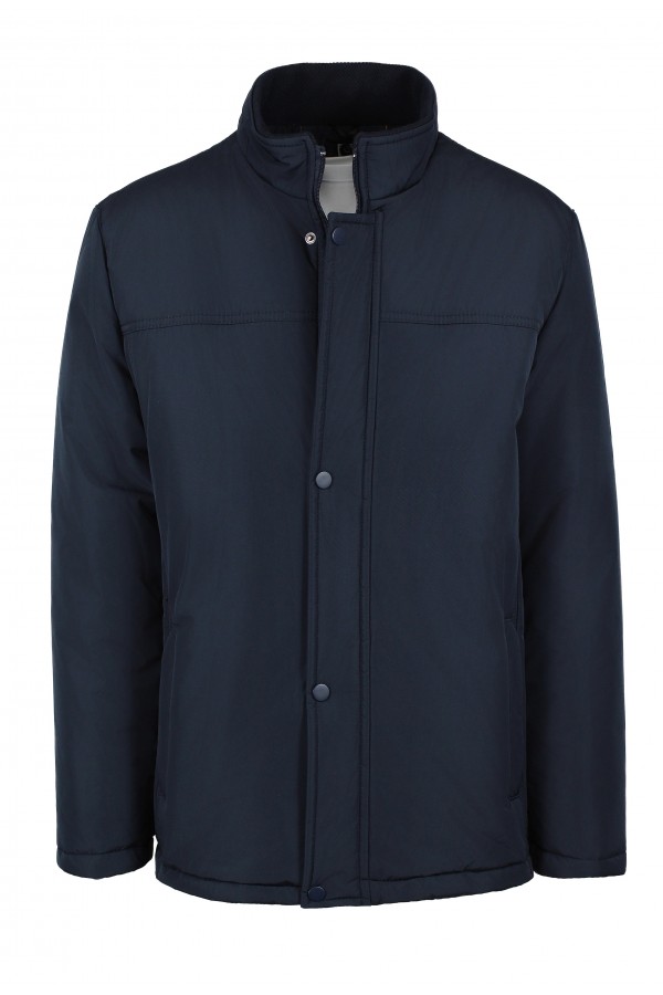 Man's dark blue jacket