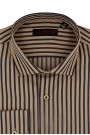 Man's camel shirt striped