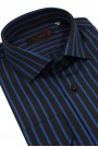 Man's black  shirt striped