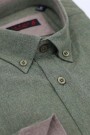 Man's green cotton shirt  