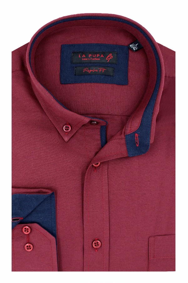 Man's bordeuax shirt 