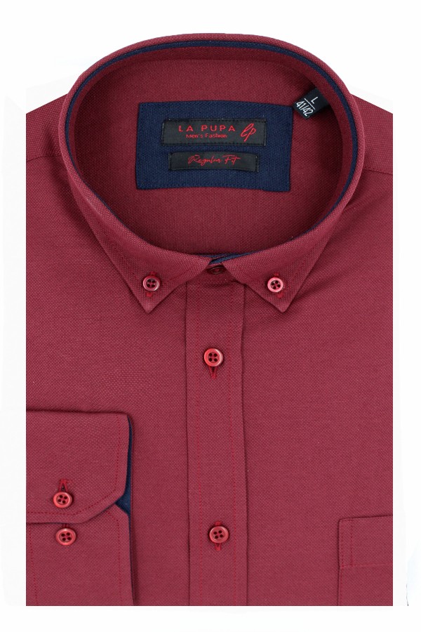 Man's bordeuax shirt 