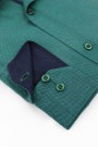 Man's green shirt  