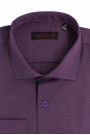 Man's purple cotton shirt