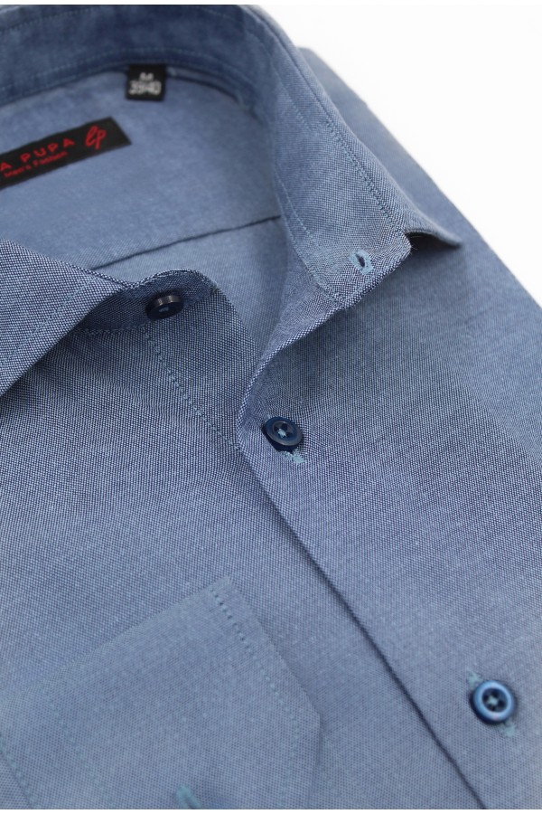 Man's blue cotton shirt    