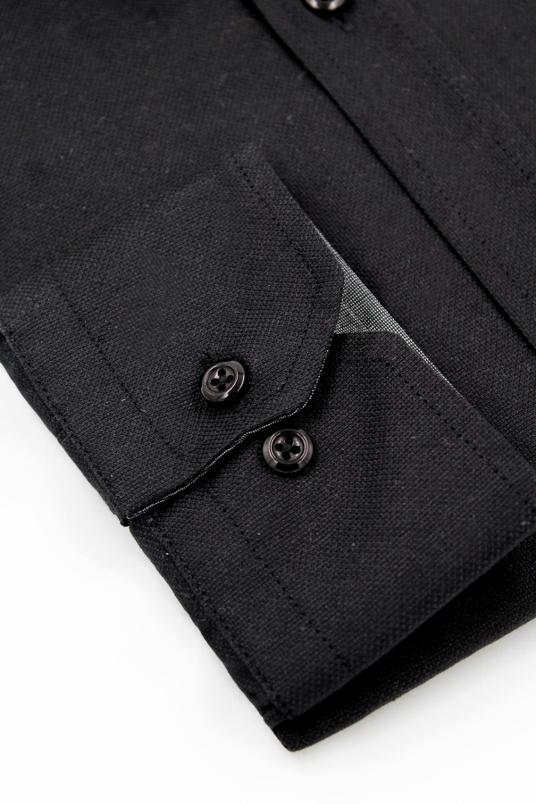 Man’s black cotton shirt   