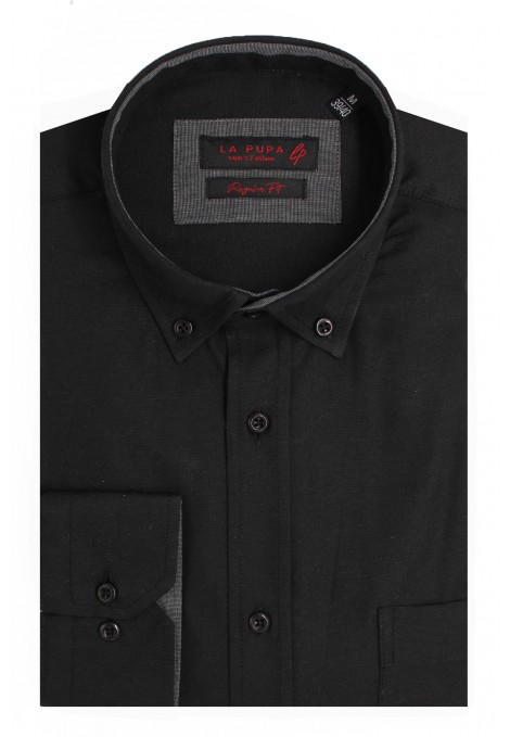 Man’s black cotton shirt   