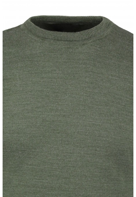 Man's khaki knitted t-shirt