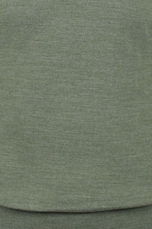 Man's khaki knitted t-shirt