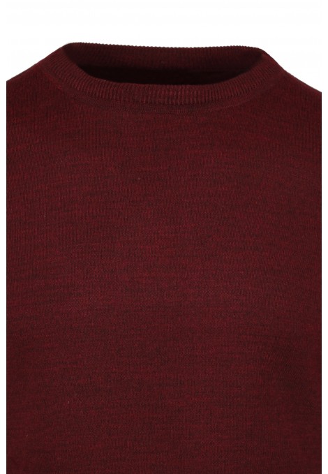 Man's bordeuax knitted t-shirt