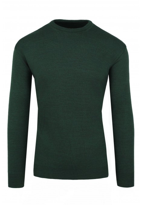 Man's green knitted t-shirt