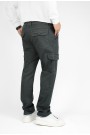 Man's anthracite grey pants cargo