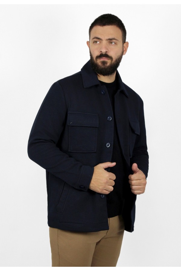 Ανδρικό σκούρο μπλε jacket